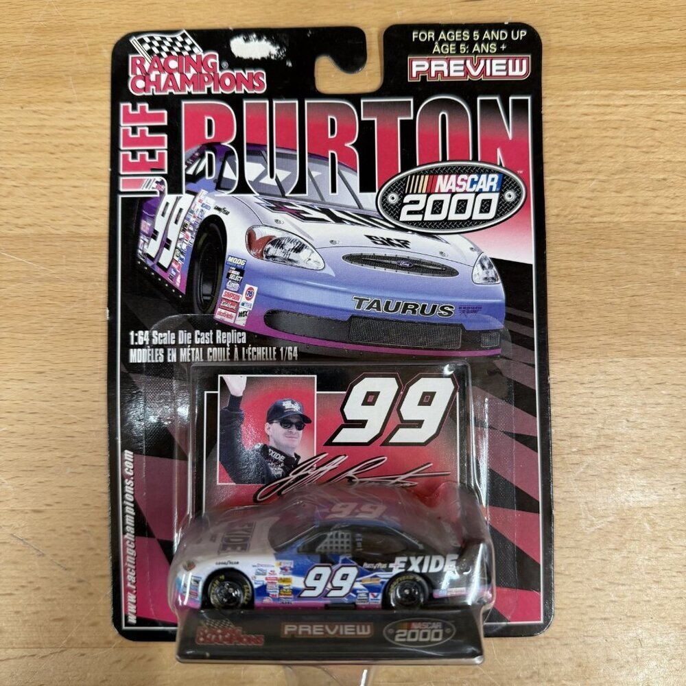 Jeff Burton #99 Racing Champiions Nascar 2000 1:64 Die Cast Replica Preview